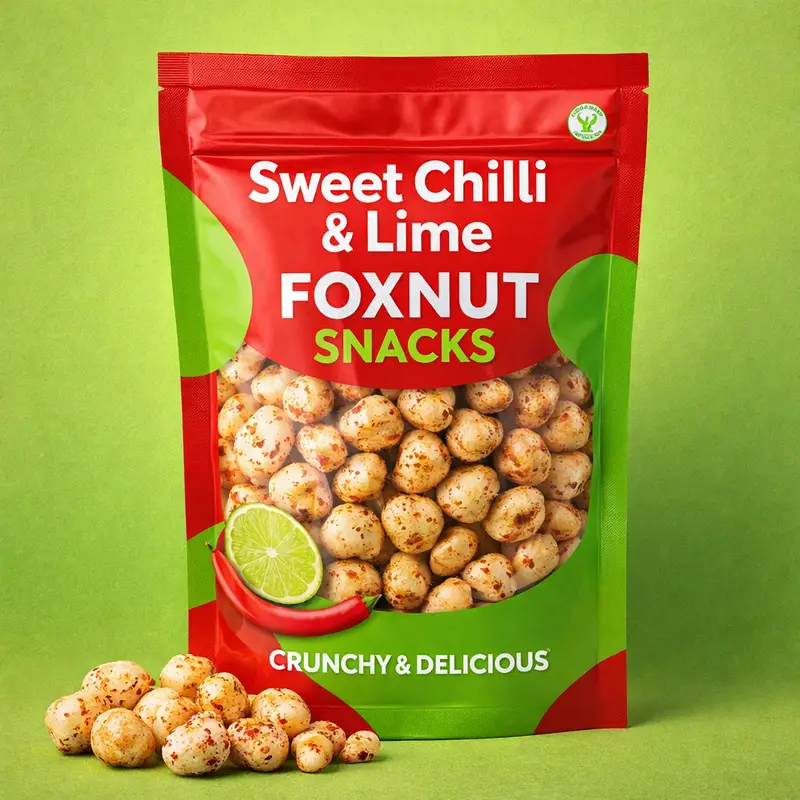Sweet Chilli & Lime Foxnut Snacks